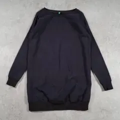 【美品】BENETTON ブラック ロングスウェット XSのサムネイル