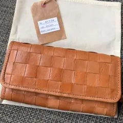 fes カウレザー メッシュ 長財布 ブラウンのサムネイル