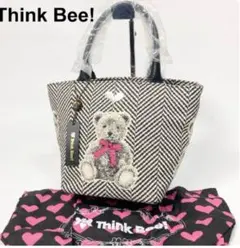 新品 Think Bee! シンクビー トートバッグ くま ジャストハート
