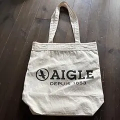 AIGLE エコバッグ トートバッグ 生成りのサムネイル