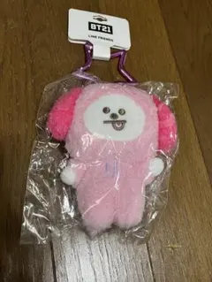 新品公式BT21★BTS ピンクプラッシュ キーマスコット【CHIMMY】ジミン