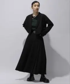 HARE ブラック セットアップ スカート　ジャケット