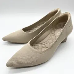 【極美品】VIVAIA ビバイア パンプス ポインテッドトゥ ベージュ 22.5