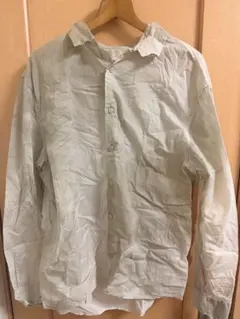 ZARA グレージュ　薄手　長袖シャツ L