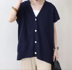 AMERICAN HOLIC ニットベスト ネイビー M