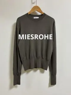 MIESROHE ミースロエ　ウォッシャブルウール ハイゲージニット