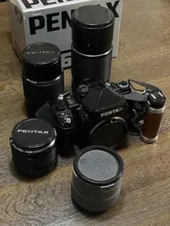 PENTAX 67Ⅱ ペンタックス 本体　ストラップ、予備電池付き PENTAX 67Ⅱ ペンタックス 本体 ストラップ、予備電池付き