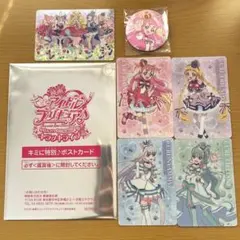 映画キミとアイドルプリキュア 入場者特典ポストカード カード 缶ミラー
