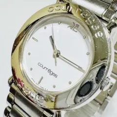 【新品電池】courrèges クレージュ レディース アナログ腕時計 クォーツのサムネイル
