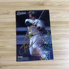 プロ野球チップス 2004 新庄剛志 スターカード 金箔サイン ラッキー