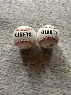 坂本勇人、菅野智之選手のプリントサインボール