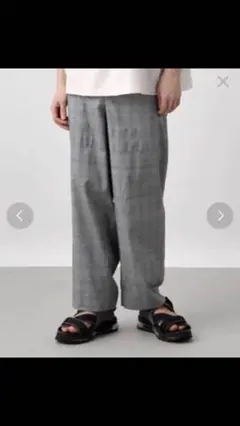 HARE グレンチェックパンツ