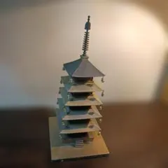 五重塔 35cm 真鍮製 風鐸 仏塔 置物 金属工芸 寺社仏閣 骨董 - メルカリ
