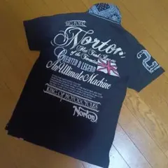 Norton ポロシャツ ブラック Mサイズ 刺繍のサムネイル