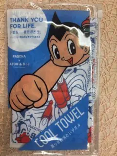 アトム　大阪万博　PASONA ×ATOM&B・J 　クールタオル