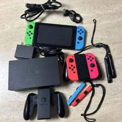 Nintendo Switch 本体 グリーン/ブルー/レッド/ピンク