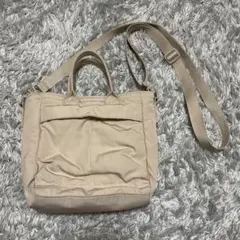 ユニクロ 2WAYユーティリティミニバッグ ナチュラル