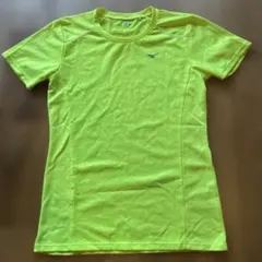 Mizuno 蛍光イエロー シャツ S