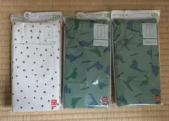 恐竜柄ドット柄レギンス ズボン男の子女の子120サイズ保育園幼稚園３点未開封