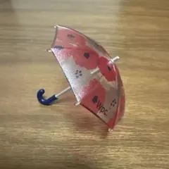 Wpc. 赤い花柄 ミニ傘