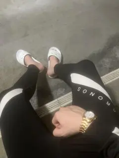 CRONOS スウェットパンツ ブラック
