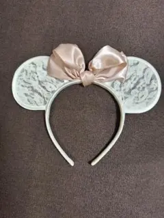 ディズニー ミニーレースカチューシャ