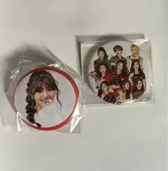 TWICE缶バッジ2個セット