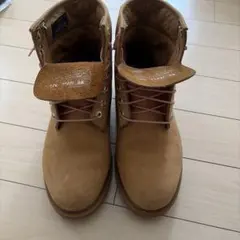 Timberland ベージュ スエードブーツ
