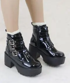 LOVEHUNTER　厚底8cm　ヒールブーツ　ゴスロリのサムネイル