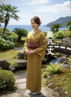 超絶逸品】○沖縄県伝統工芸品○【琉球絣】○天然染料○手引真綿○紬