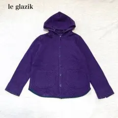 Le Glazik 絎縫連帽夾克 (36) 中綿 輕便 外套 撞色 休閒