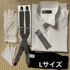 お値下げ！　新郎小物シャツセット！　シャツLサイズ　ウエディング