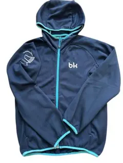 【お値下げ中】レディースブラックナイト　bk パーカー　フリース　アップウェア