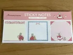サンリオ　マロンクリーム　付箋メモパッドカラー　レトロ　ふせん　メモ