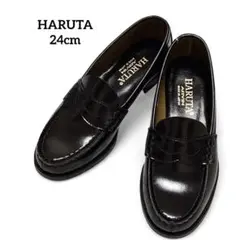 美品✨　HARUTA ARVIN ローファー 24cm 黒 日本製