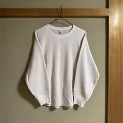 ユニクロ　ワッフルT 長袖