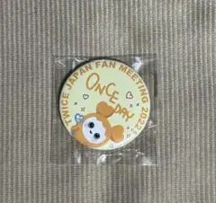 TWICE ONCE DAY FC限定オフラインくじ　缶バッジ　ジヒョ