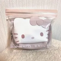 HELLO KITTY×BRILMY ズボラに優しいミニコスメポーチ ピンク