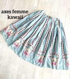 axes femme kawaii チョコレートベアー スカート ロリータ