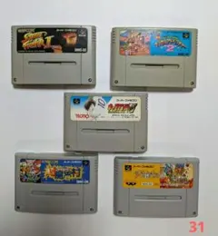 スーパーファミコン ゲームソフト 5本セット まとめ売り　No. 31