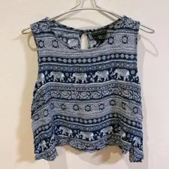 FOREVER 21 エスニック柄タンクトップ 2X