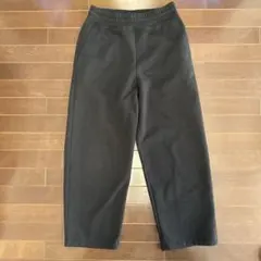 UNIQLO ユニクロ スウェットワイドパンツ BLACK ブラックM