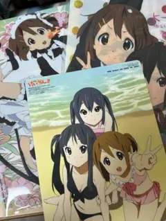 けいおん クリアファイル 下敷きセット