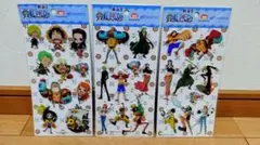 ワンピース　ぷっくりシール 3枚セット