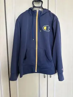Champion ネイビー フルジップパーカー