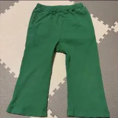 Ocean & Ground グリーンリブパンツ フレアパンツ 95 緑