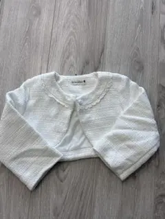 branshes ツイードボレロ ホワイト 100cmのサムネイル