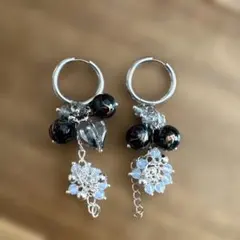 フープシンプルピアス