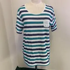 Tシャツ　ボーダー　チャオパニック（ciao panic）レディースL