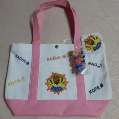 リアルピース ランチトートバッグ アクリルキーホルダー付き(全員) 刺繍ネーム